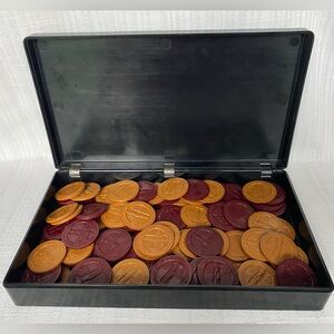 100 Bakelite Corp Silver Anniversary (1910-1935) Medallions & Bakelite Box